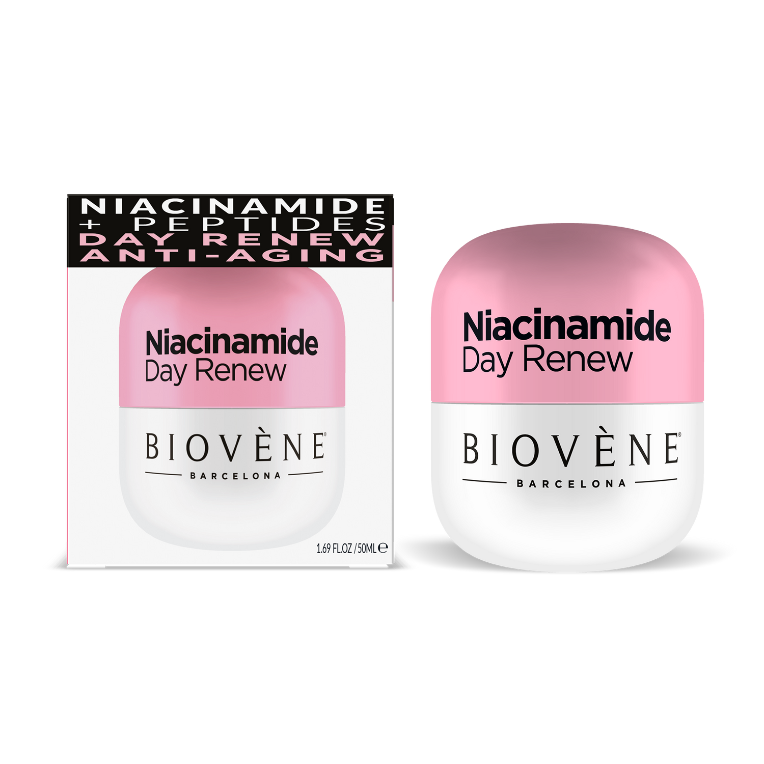 NIACINAMIDE DAY RENEW Revitalizing Moisturizer with Anti-Aging Peptides, Niacinamide &amp; Organic Raspberry